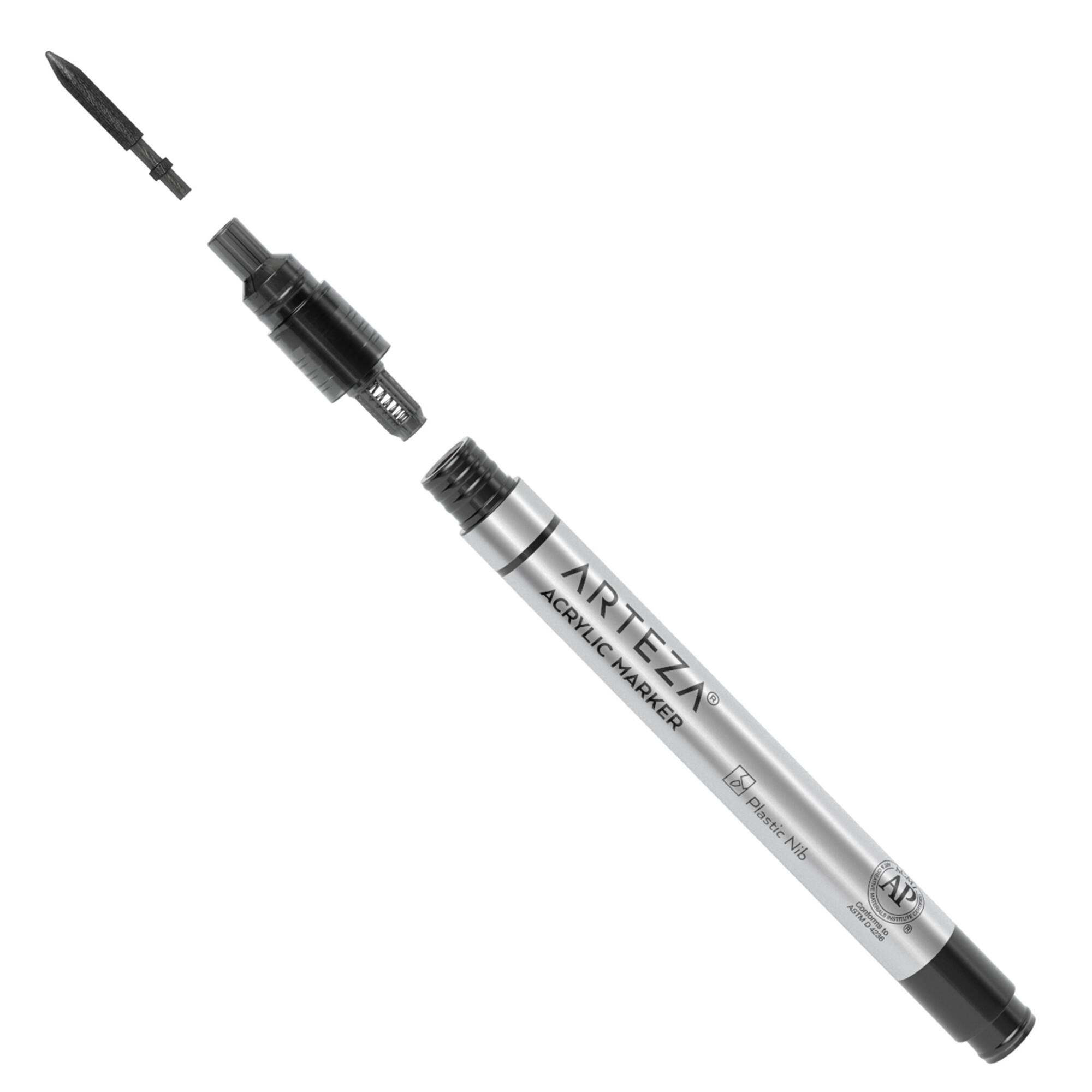 Arteza® Black & White Acrylic Paint Marker Set